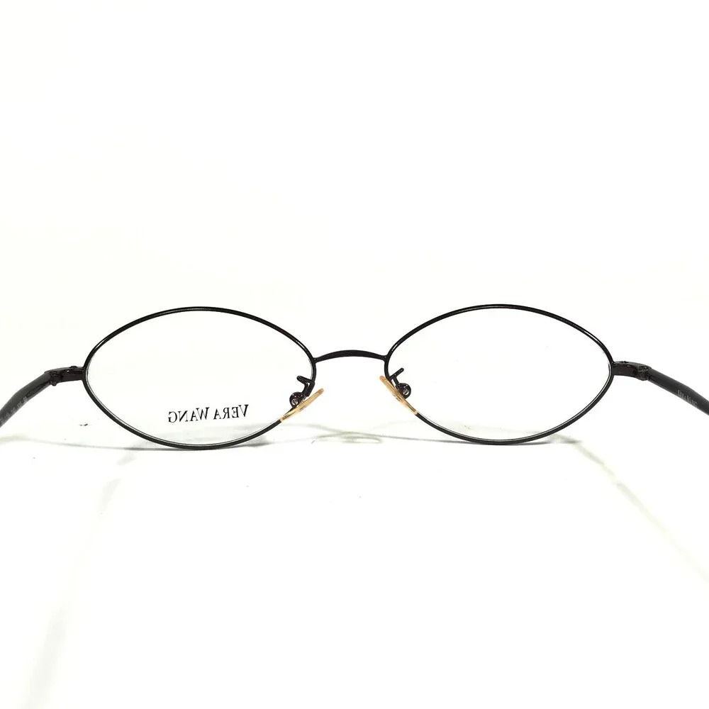 Vera Wang Eyeglasses Frames V15 BB Brown Round Full Rim 50-19-140